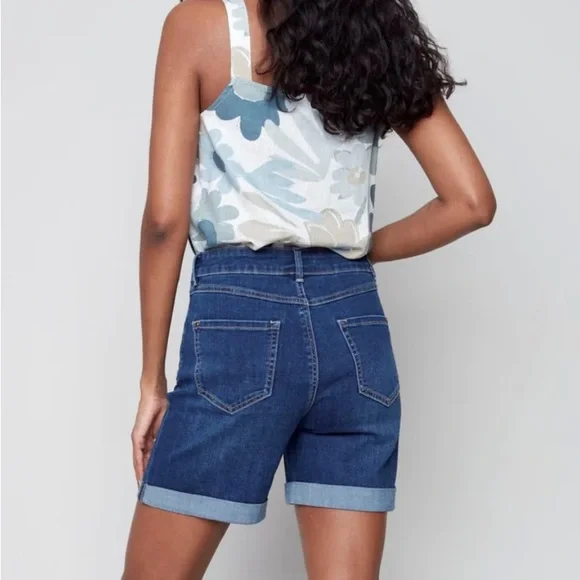 Charlie B denim blue Jean shorts New - Picture 2 of 4